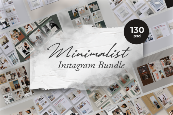 Download 130 Minimalist Instagram Bundle - Insta Collection