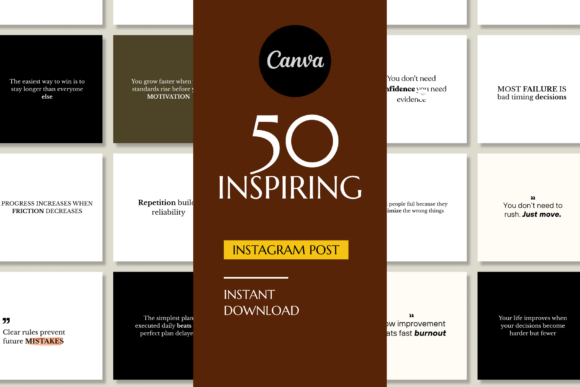 Download POSITIVE 50 INSTAGRAM POST TEMPLATE - Insta Collection
