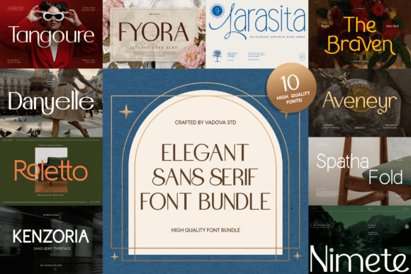 Download Elegant Sans Serif Bundle - Premium Resources