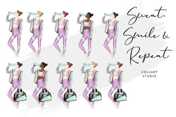 Download Fitness Clipart Set, Gym, Workout, Fit - Gym Collection